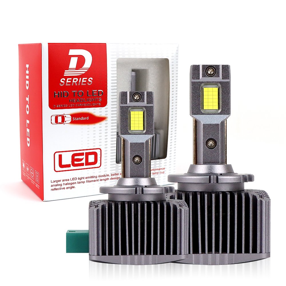 Raych D Series LED Headlight Bulbs 90W 18000 Lumen Super Bright D1S D2S D3S D4S D5S Lamp Conversion Kit 6000K Cool White IP68